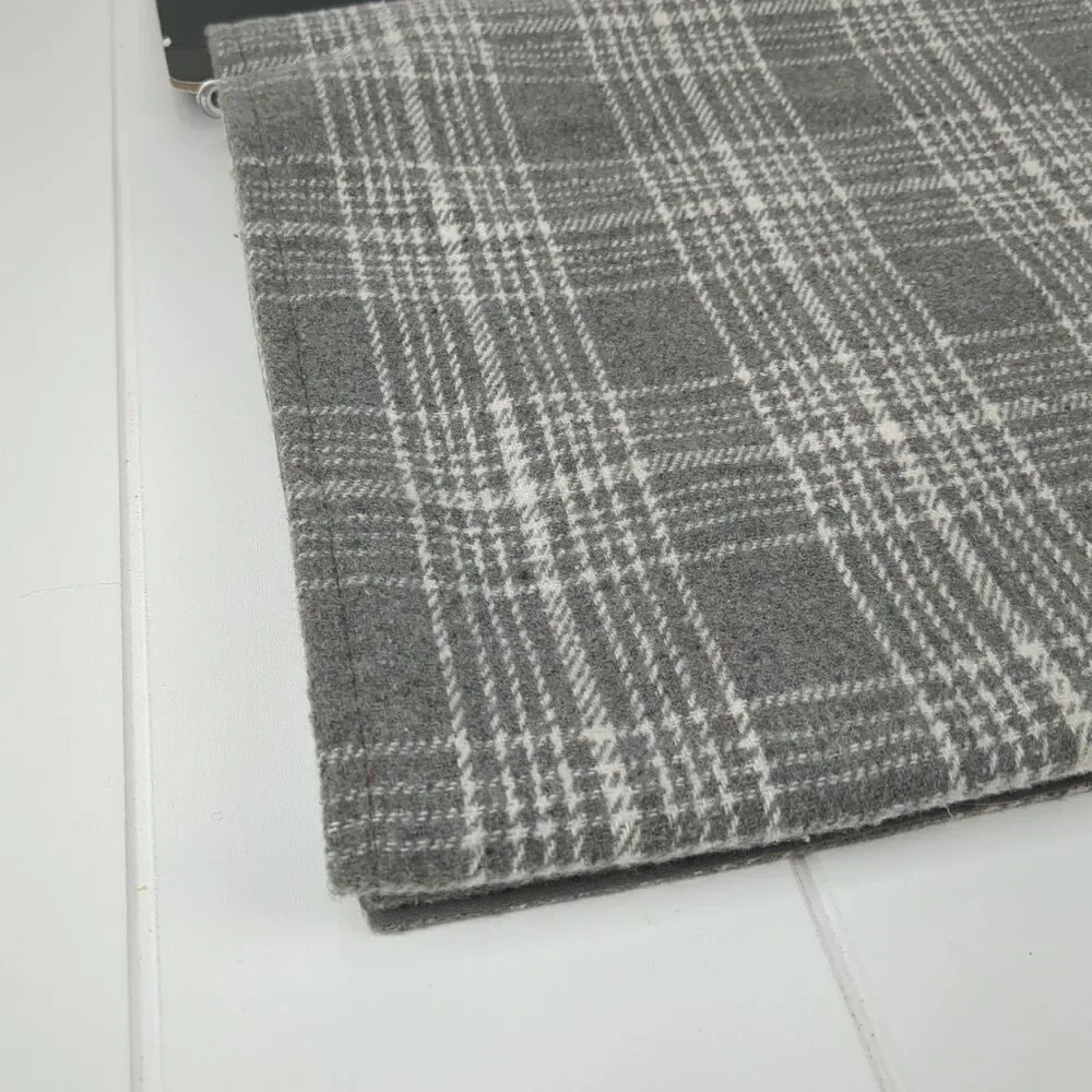 Grey Plaid Farmhouse Table Runner 13 X 72 Robert Stanley